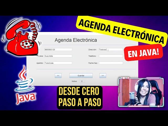 ️ AGENDA ELECTRÓNICA en JAVA | Paso a Paso CON INTERFAZ GRÁFICA ‍