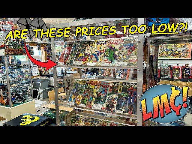 I Found an AWESOME New Comic and Collectible Shop… that Intentionally Prices their Comic Books LOW?!