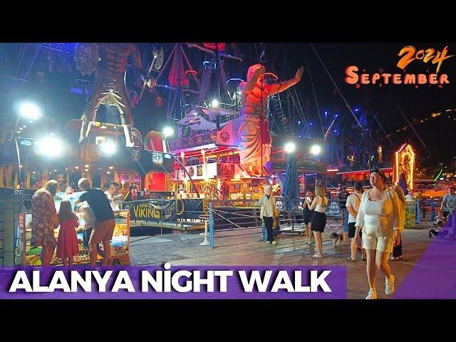 alanya city center marina 2024 4k 60 ! alanya walking tour ! alanya antalya turkey travel ! holiday