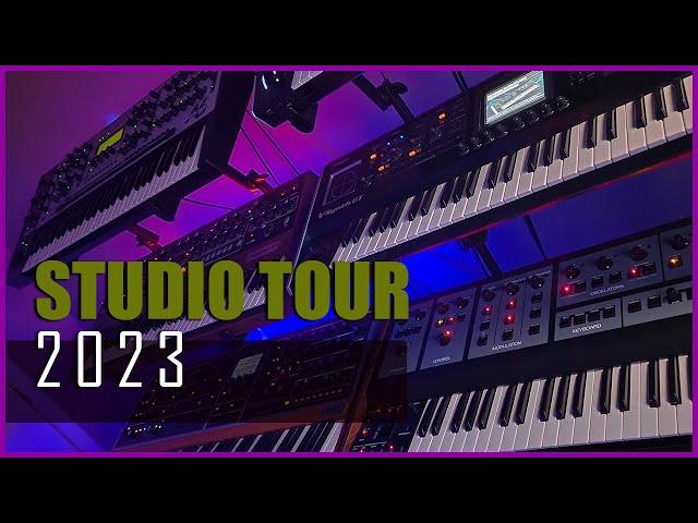 Analog Playground: A Tour of My Epic Hardware Synths Collection! - Studio Tour 2023