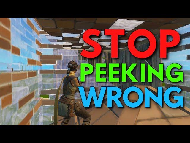 HOW TO PEEK LIKE A PRO! (Fortnite Tips & Tricks)