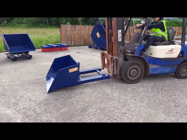 FW Supplies forklift bucket attachment