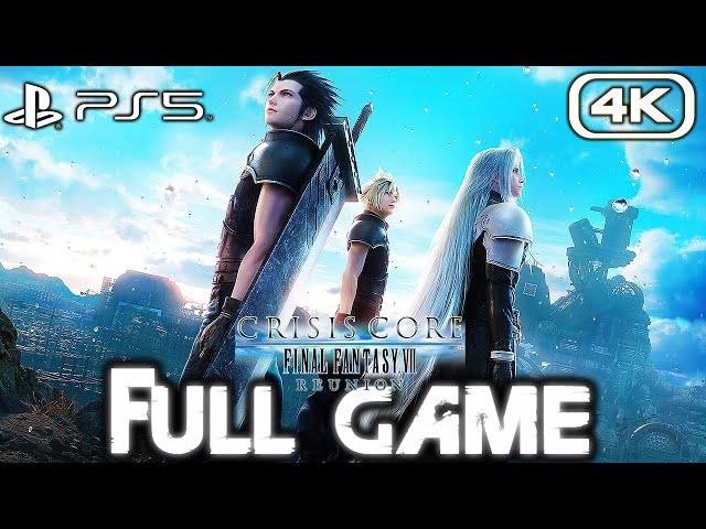 CRISIS CORE FINAL FANTASY VII REUNION Gameplay Walkthrough FULL GAME (4K 60FPS) No Commentary