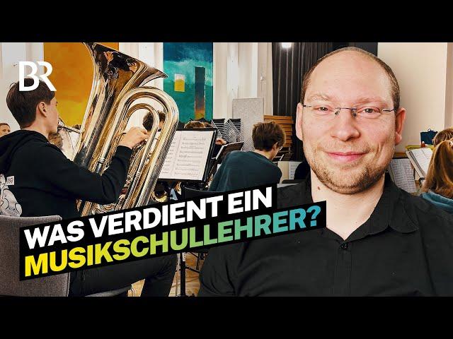 Musik ist sein Beruf: So viel verdient ein Musikschullehrer | Lohnt sich das | BR