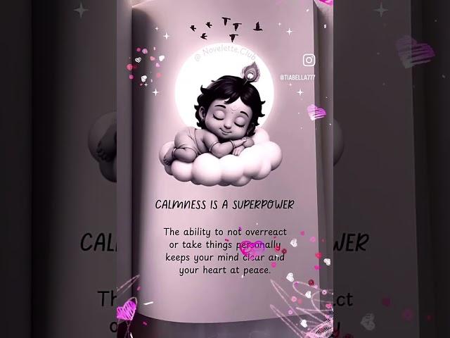 Calmness is a Superpower 