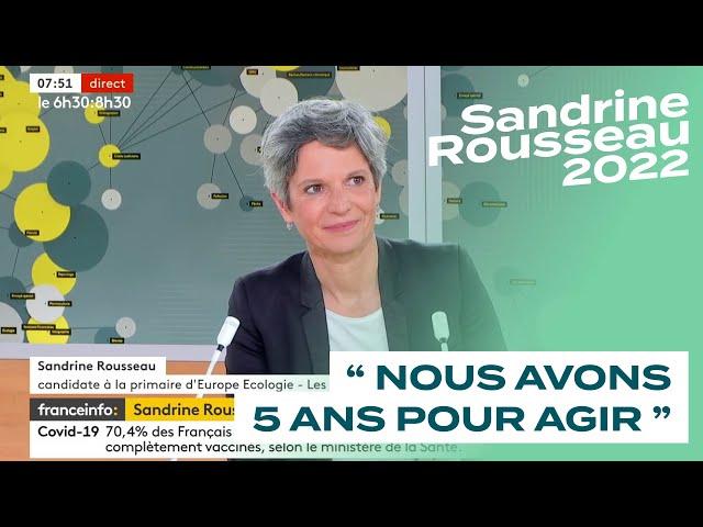 Sandrine Rousseau sur France Info - 23 août 2021