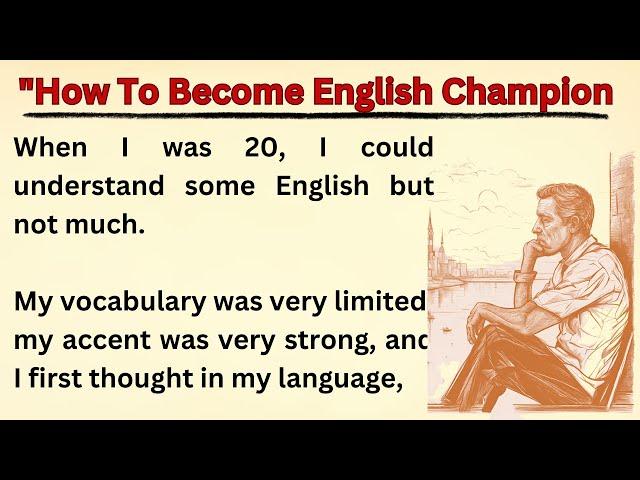 How To Become English Champion || How To Learn English || Improve Your English || Graded Reader