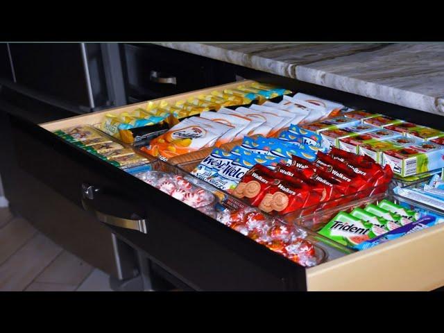 Let’s Get Organized. Clean Out My Drawer And Transform It Into A Snack Drawer With me