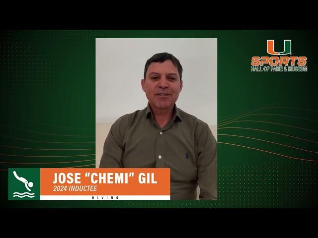 Jose "Chemi" Gil Acceptance Speech - University of Miami Sports Hall of Fame and Museum