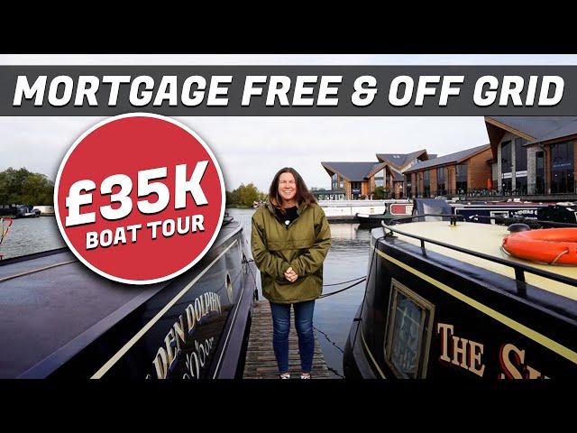 £35K BOAT TOUR NARROWBOAT LIFE MORTGAGE FREE AND OFF GRID