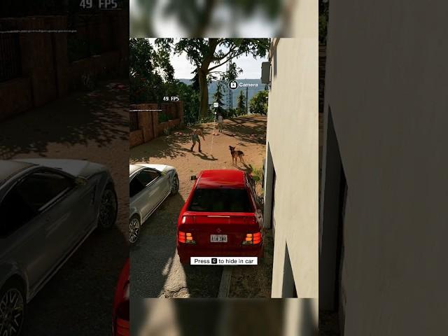 beep beep... I can't run over this dog  #openworldgames #watchdogs2 #thirdpersonshooter #pcgames