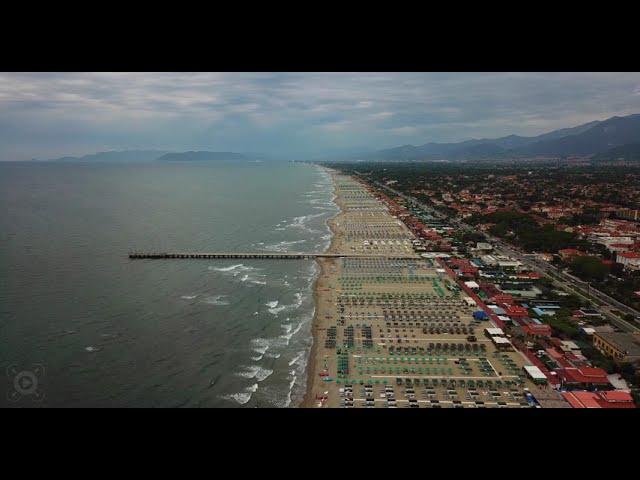 【4K】Forte dei Marmi (Toscana) in Italy by drone !!!!!