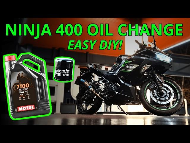 The Only Motorcycle Oil Change Guide You’ll EVER Need! - Kawasaki Ninja 400