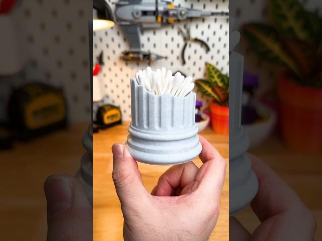 Roman Pillar Cotton Bud Holder by Christoph Lehner! #cool3dprints #3dprint #3dprinting #3d #3dprints