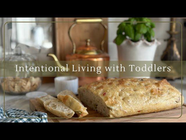 Intentional Living, Slow Living with Toddlers| Day in the Life| Christian Homemaking