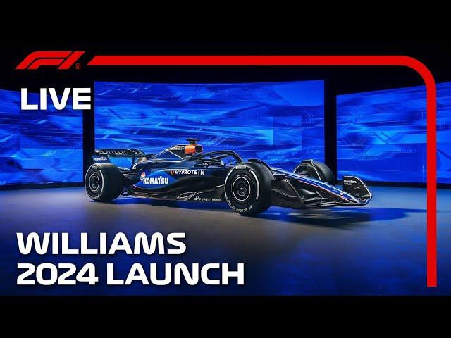 LIVE: Williams Racing 2024 Team Launch