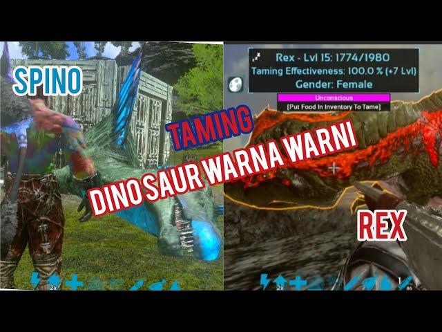 HOW TO TAME ?? DINOSAUR EERY  - DINOSAUR WARNA WARNI - ARK SURVIVAL INDONESIA