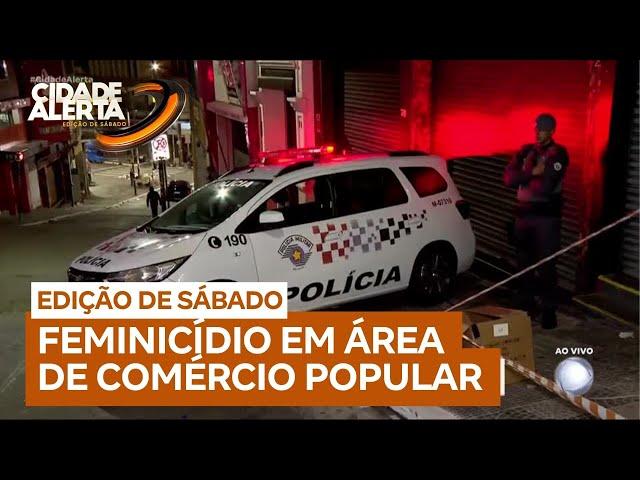 Comerciante é morta a tiros pelo ex-marido na região da 25 de Março, em São Paulo