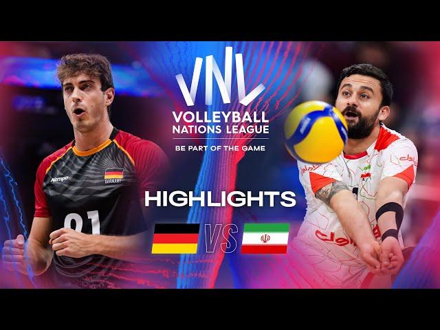  GER vs.  IRI - Highlights | Week 3 | Men's VNL 2024