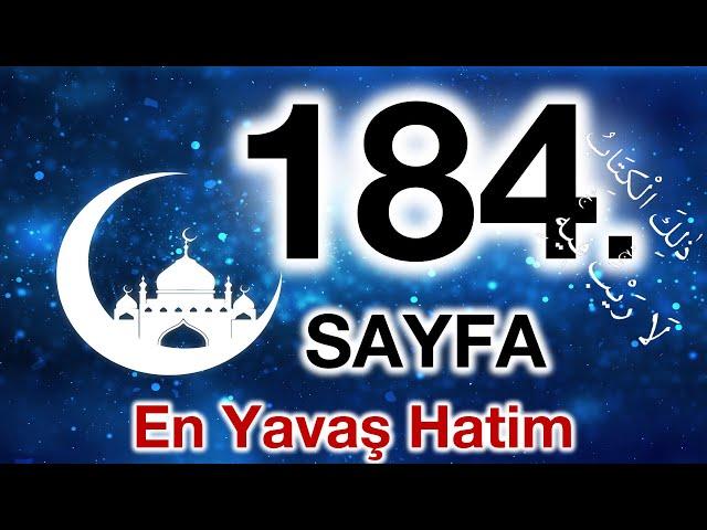 Kuran 184. sayfa / Enfal Suresi 9. sayfa / yavaş okuyuş 10. cüz 184. sayfa / ok takipli 184. sayfa