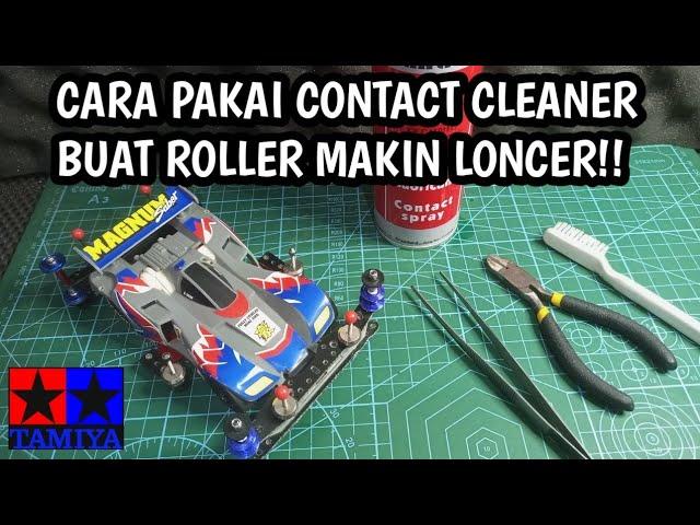 CARA PAKAI CONTACT CLEANER BIKIN TAMIYA makin LONCER! [ミニ四駆 ] Mini 4wd