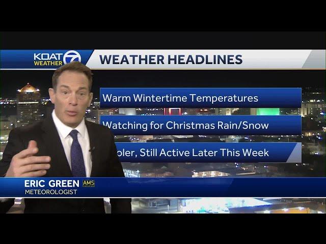 Eric Green weather December 23