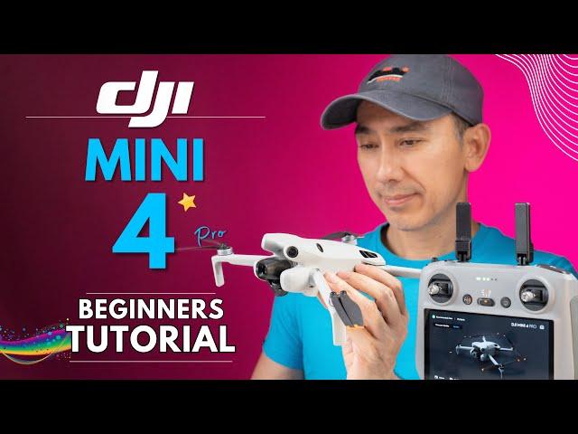 DJI Mini 4 PRO TUTORIAL: How to Setup and How to Fly