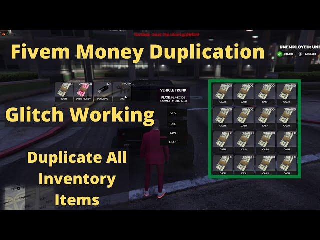 Fivem Money Duplication glitch -  How To | Duplicate Money Fivem (money glitch )