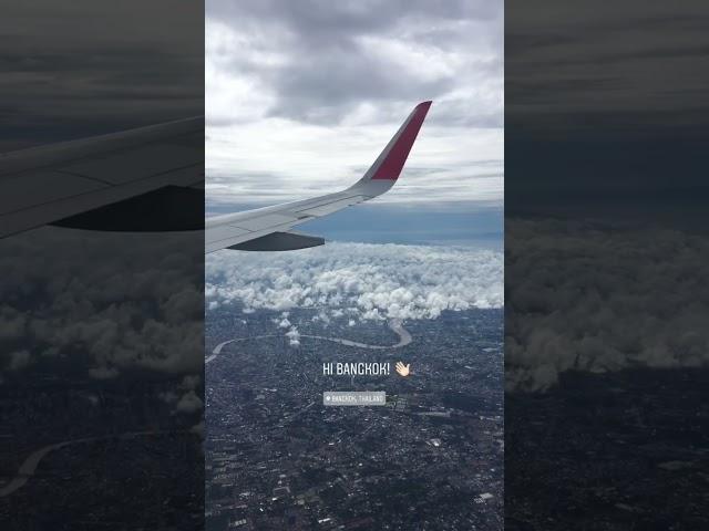 Airplane window seat view #airplane #flight #travel #shorts #youtubeshorts #thailand
