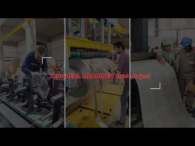 【2024 KINGREAL Project】Roll Forming Machine | Coil Slitting Machine | Metal Ceiling Tile Machine