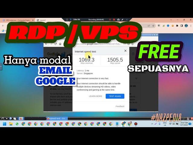 TUTORIAL HOW TO MAKE AN UNLIMITED FREE GOOGLE RDP VPS - NAZPEDIA