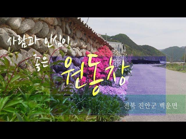 [귀농귀촌 마을소개] 낮은 돌담 옆으로 예쁜 꽃이 길을 따라 피어있는 인심이 넘치는 마을! 원동창마을을 소개합니다!