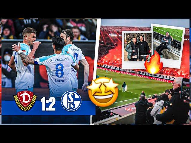 PYRO SHOW + MEGA STIMMUNG  Dynamo Dresden vs Schalke 04 STADION VLOG 