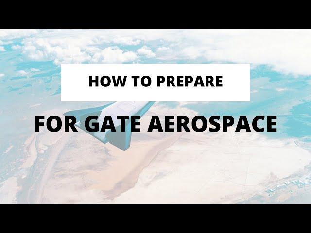 How to prepare for GATE Aerospace