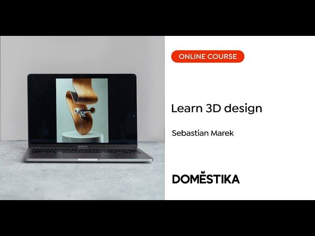 3D Design: Creation of a Surreal Skateboard Sculpture - A course by Sebastian Marek | Domestika