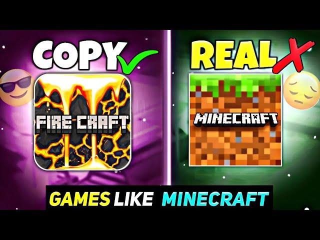 TOP 5 BEST COPY GAMES LIKE MINECRAFT 1.20+ JAVA EDITION  | BEST MINECRAFT COPY'S FOR ANDROID  |