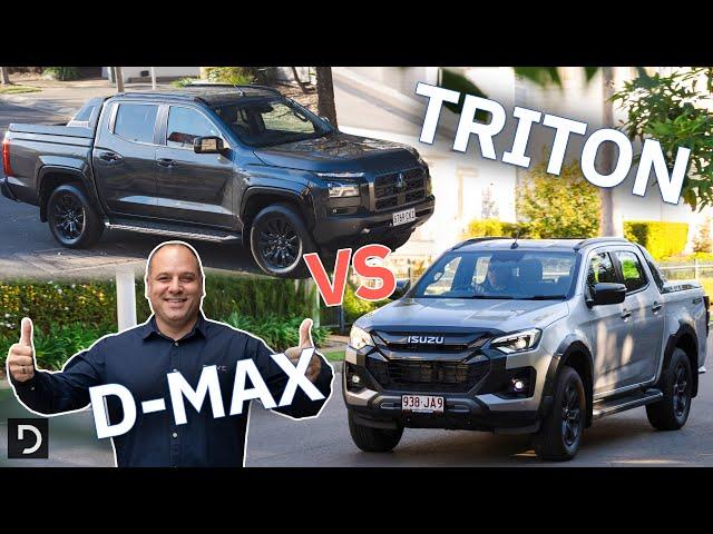 Should I Buy A 2024 Mitsubishi Triton GSR Or An Isuzu D-Max X-Terrain? | Drive.com.au