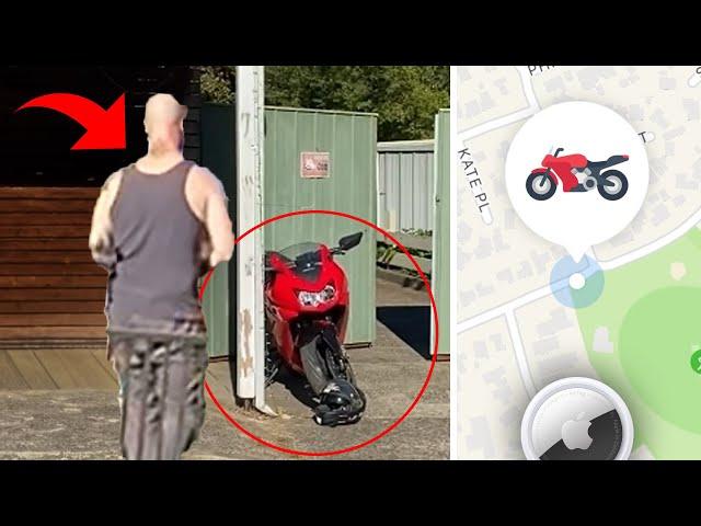 Catching a Motorbike Thief with a $50 AirTag