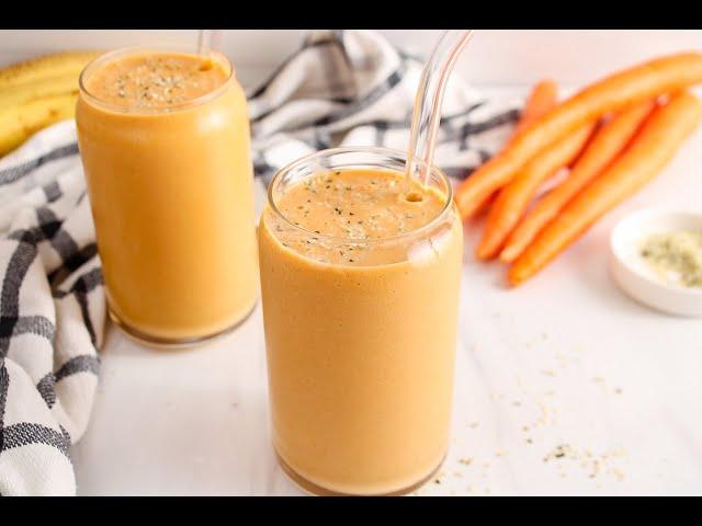 Banana carrot smoothie