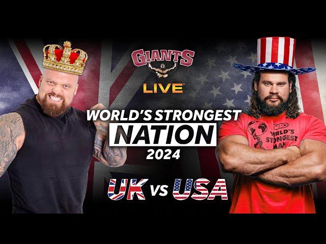 World's Strongest Nation 2023:  UK vs USA