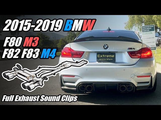 Extreme Online Store 2014-2019 BMW M3 / M4  Muffler Axle Back Exhaust Sound Clip