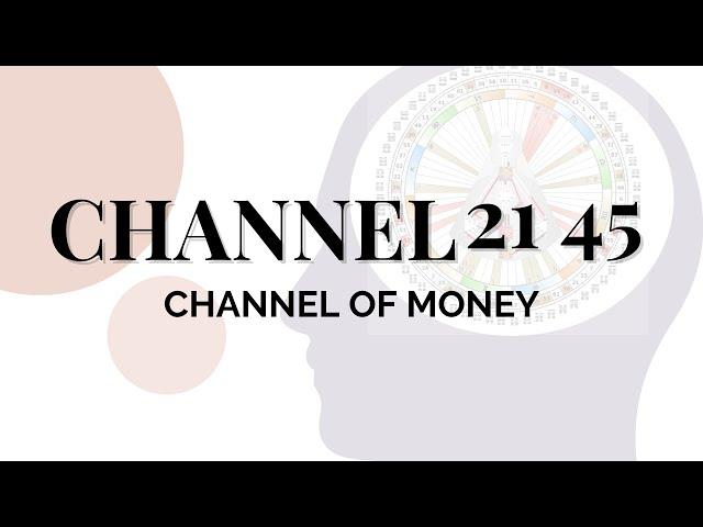 Human Design Channels - The Channel of Money: 21 45