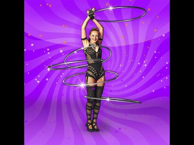 Цирк Circus hula- hoop act Ekaterina Malysheva »Rock Device»