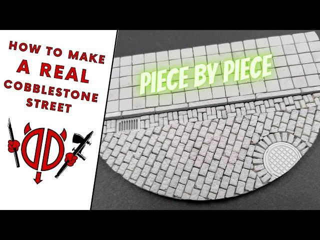 How to make a REAL COBBLESTONE STREET DIORAMA (1/35, Schratcbuild)