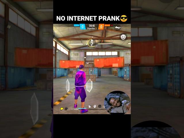 Noob Adam No Internet prank  #shorts #freefire #funny