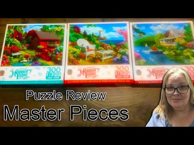 Masterpieces Jigsaw Puzzle Review - Easy Grip Memory Lane Collection - 300 Pieces puzzles