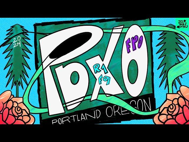 2024 Portland Open | FPO R1F9 | Korver, Cox, Scoggins, Hansen | Jomez Disc Golf