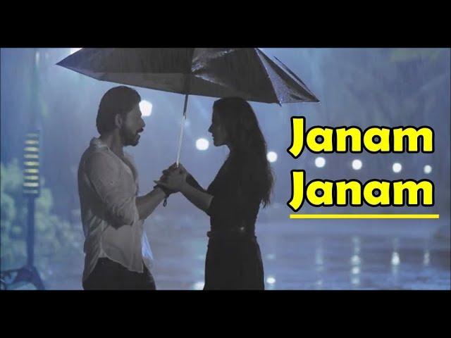 Janam Janam | Dilwale | Arijit Singh | Shah Rukh Khan | Kajol | Pritam | Lyrics Video Song