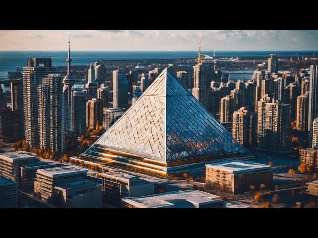 Building a Modern Pyramids In Toronto! #toronto #pyramid #moderncity