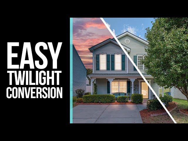 Day to Dusk: Transforming Real Estate Photos into Twilight Magic